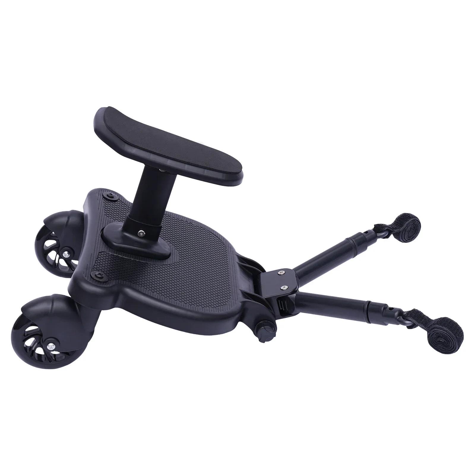 Max. 25kg 360 ° Rotate Buggy Board with Seat Universal Pram Standing Board for Children Pram Accessory Kiddy Board чорний
Max. 25kg 360 ° Rotate Buggy Board with Seat Universal Pram Standing Board for Children Pram Accessory Kiddy Board чорний