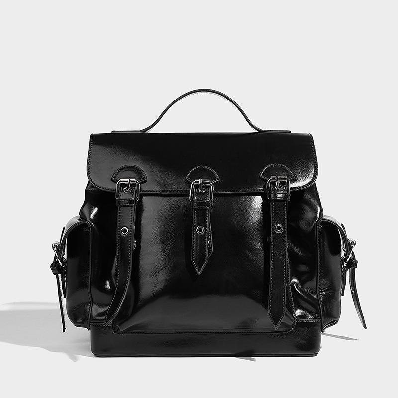 2024 осень и зима модный простой рюкзак большой вместимости с несколькими карманами, нишевый дизайн, с высоким чувством, для поездок на работу, универсальный чёрный
2024 осень и зима модный простой рюкзак большой вместимости с несколькими карманами, нишевый дизайн, с высоким чувством, для поездок на работу, универсальный чёрный