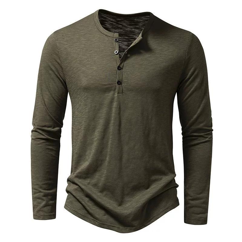 Men s Long Sleeved T-shirt with Bamboo Cotton and Henry Collar Polo Shirt, Fashionable Long Sleeved T-shirt for Men XXL зелений
Men s Long Sleeved T-shirt with Bamboo Cotton and Henry Collar Polo Shirt, Fashionable Long Sleeved T-shirt for Men XXL зелений