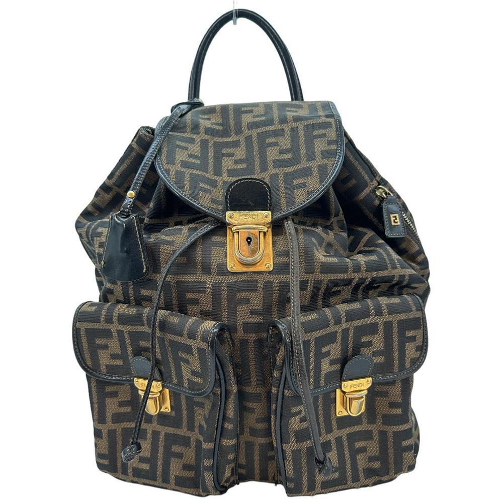 FENDI Backpack Daypack Zucca Pattern canvas/leather Women Used
FENDI Backpack Daypack Zucca Pattern canvas/leather Women Used