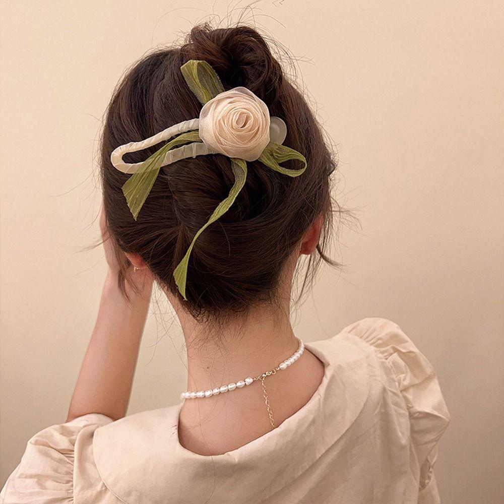 Headdress Mesh Hair Clips Korean Duckbill Clips Rose Flower Hair Clips Organza Women Hairpins бежевый
Headdress Mesh Hair Clips Korean Duckbill Clips Rose Flower Hair Clips Organza Women Hairpins бежевый