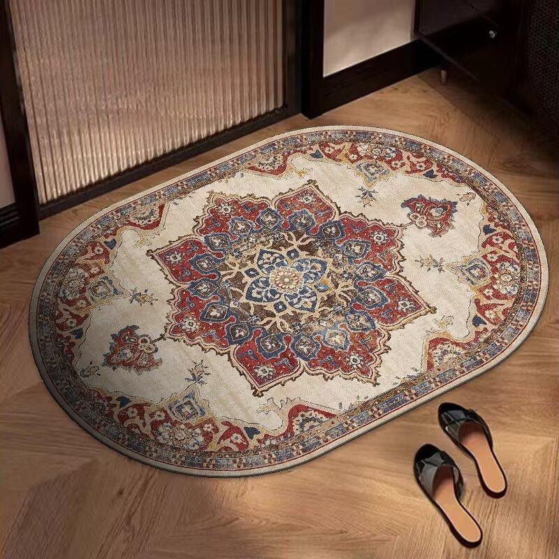 Bohemian Oval Carpet Crystal Velvet Kitchen And Bathroom Entrance Mat Bedroom Floor Mat Home Decoration 60x90cm 24x36inch
Bohemian Oval Carpet Crystal Velvet Kitchen And Bathroom Entrance Mat Bedroom Floor Mat Home Decoration 60x90cm 24x36inch