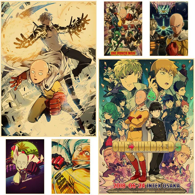 Японское аниме One Punch Man постеры Ретро плакат на крафт-бумаге HD печать наклейки на стену домашний декор спальня кабинет бар настенная живопись
Японское аниме One Punch Man постеры Ретро плакат на крафт-бумаге HD печать наклейки на стену домашний декор спальня кабинет бар настенная живопись