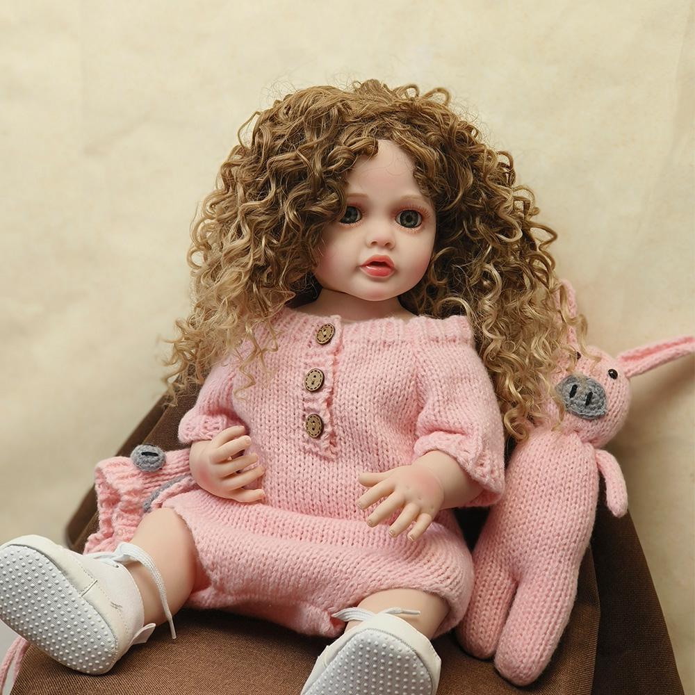 55-сантиметрова повна вінілова лялька Reborn Baby Doll Betty, 22-дюймова чарівна лялька-дівчинка з африканською популярною афро-зачіскою принцеси для малюків, імітаційні ляльки-іграшки
55-сантиметрова повна вінілова лялька Reborn Baby Doll Betty, 22-дюймова чарівна лялька-дівчинка з африканською популярною афро-зачіскою принцеси для малюків, імітаційні ляльки-іграшки