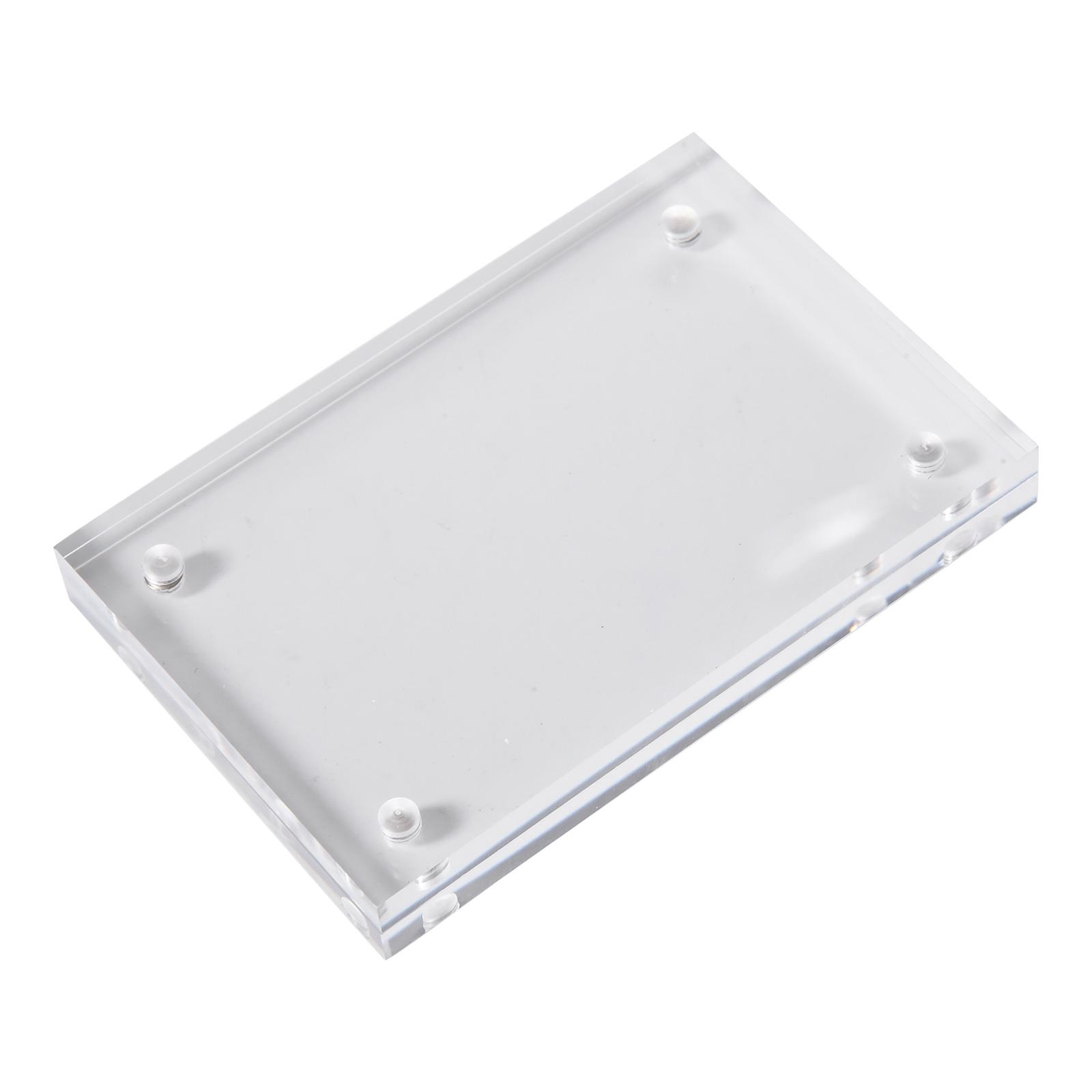 Home Decoration Transparent Acrylic Picture Frame Magnetic Photo Frame Poster Display Rack Card Holder Stand Desktop Table 5.5x8.2cm
Home Decoration Transparent Acrylic Picture Frame Magnetic Photo Frame Poster Display Rack Card Holder Stand Desktop Table 5.5x8.2cm