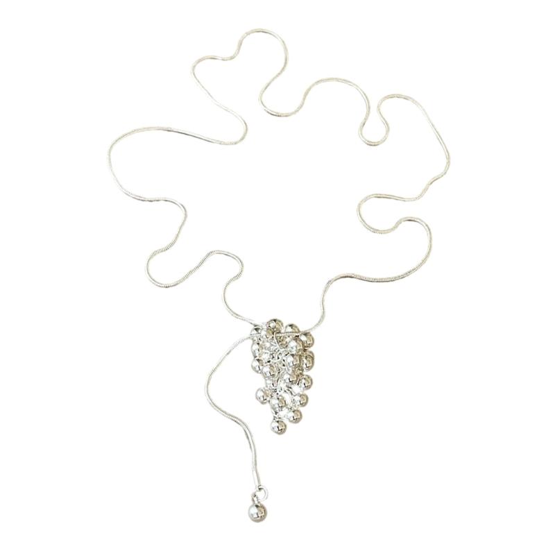 Fashionable Alloy Grape Cluster Dangle Necklace Clavicle Chain with Adjustable Chain Feature for Daily Gift Giving
Fashionable Alloy Grape Cluster Dangle Necklace Clavicle Chain with Adjustable Chain Feature for Daily Gift Giving