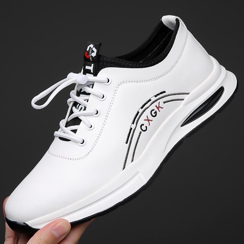 Spring men s shoes breathable leather shoes men s fashion sports casual shoes soft sole non-slip one pedal white shoes 44 білий
Spring men s shoes breathable leather shoes men s fashion sports casual shoes soft sole non-slip one pedal white shoes 44 білий