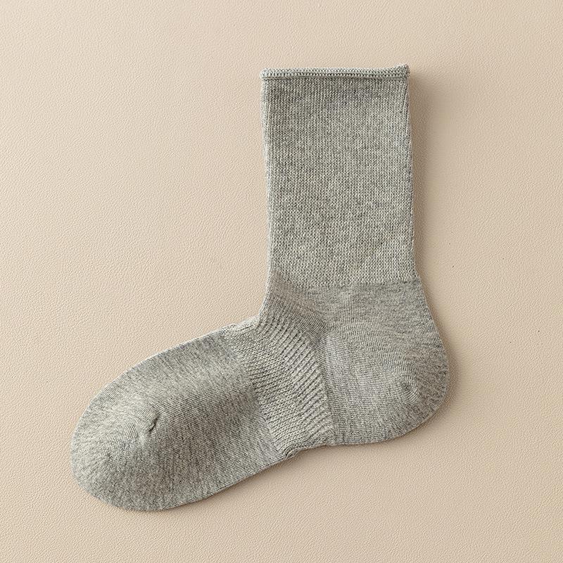 Женские 25-летние носки с подвернутым краем, из хлопка, присборенные, осенние, не скатывающиеся, из цветной пряжи, до середины икры, универсальные носки One Size светло-серый
Женские 25-летние носки с подвернутым краем, из хлопка, присборенные, осенние, не скатывающиеся, из цветной пряжи, до середины икры, универсальные носки One Size светло-серый