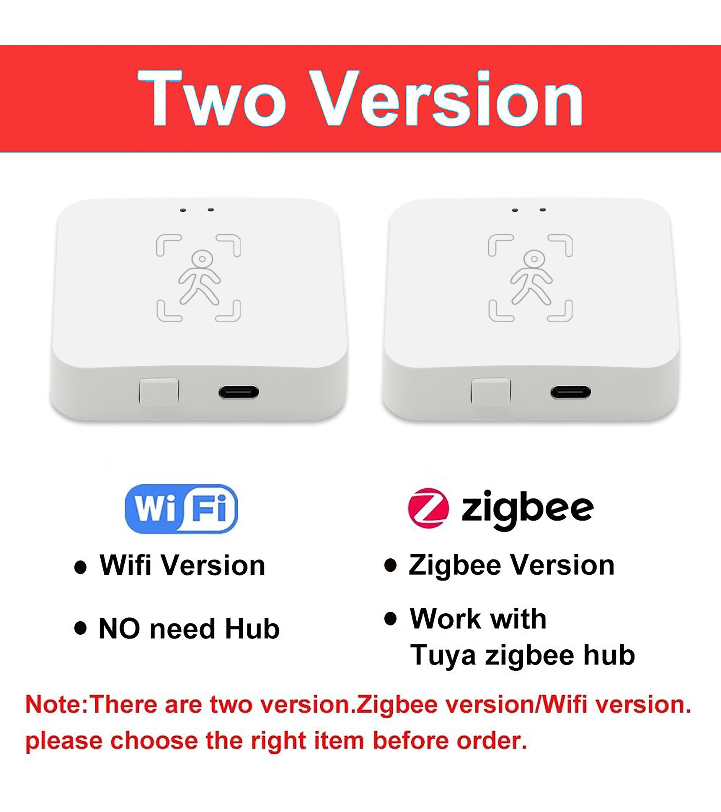 Tuya WiFi/ZigBee Детектор присутствия человека MmWave Радар PIR Датчик движения с датчиком освещенности и расстояния Монитор дыхания
Tuya WiFi/ZigBee Детектор присутствия человека MmWave Радар PIR Датчик движения с датчиком освещенности и расстояния Монитор дыхания