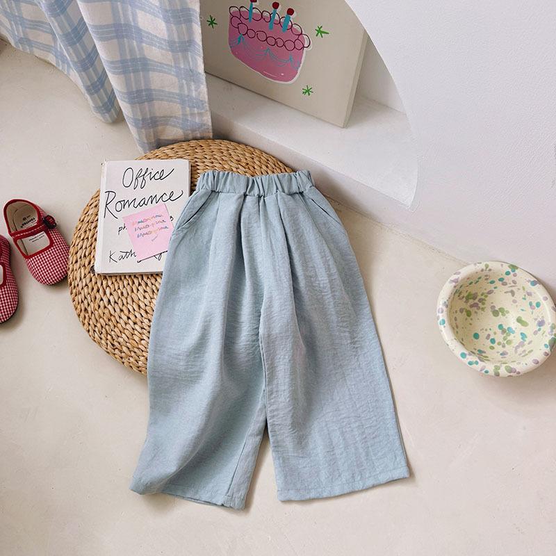 Toddler Girls Spring Summer Wide Leg Pants Soft Solid Color Casual Pockets Chic 150 синій
Toddler Girls Spring Summer Wide Leg Pants Soft Solid Color Casual Pockets Chic 150 синій