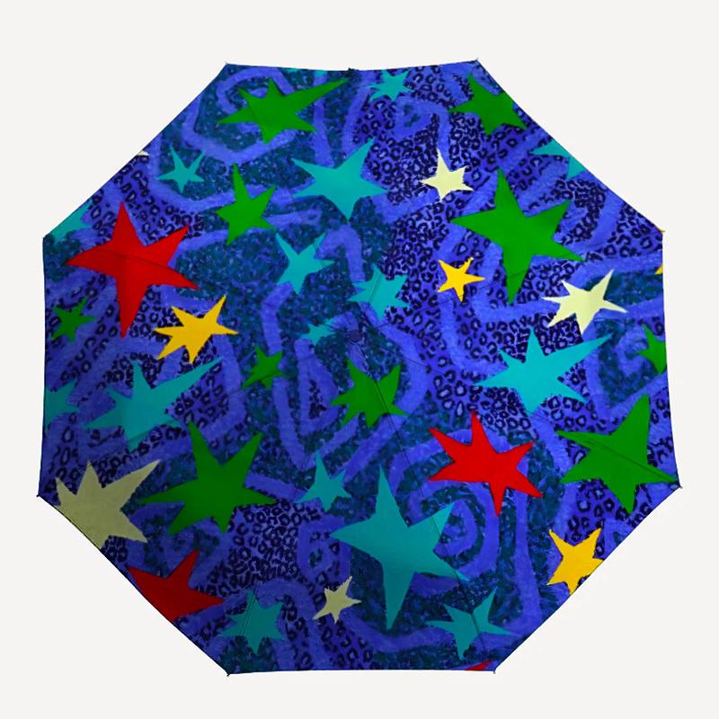 1pc Star Print Automatic Umbrella - 8-Rib Durable Frame, Portable Fashion Accessory & Holiday Gift yy251117175
1pc Star Print Automatic Umbrella - 8-Rib Durable Frame, Portable Fashion Accessory & Holiday Gift yy251117175