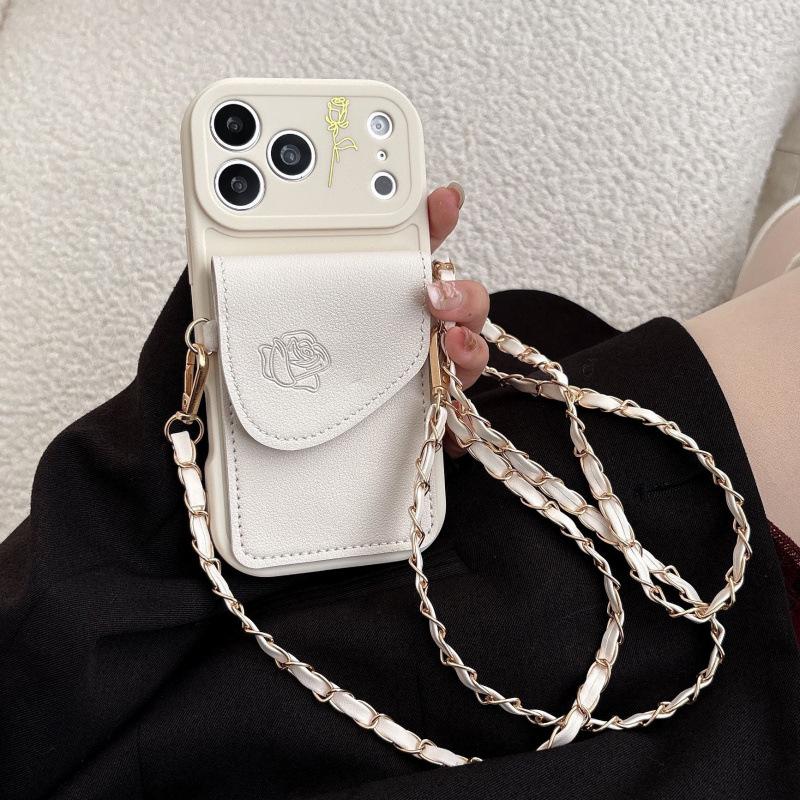 iPhone 17 Pro Max Rose Card Holder Case with Strap & Card Slots, Apple 15/16 TPU Protective Cover iPhone 14
iPhone 17 Pro Max Rose Card Holder Case with Strap & Card Slots, Apple 15/16 TPU Protective Cover iPhone 14