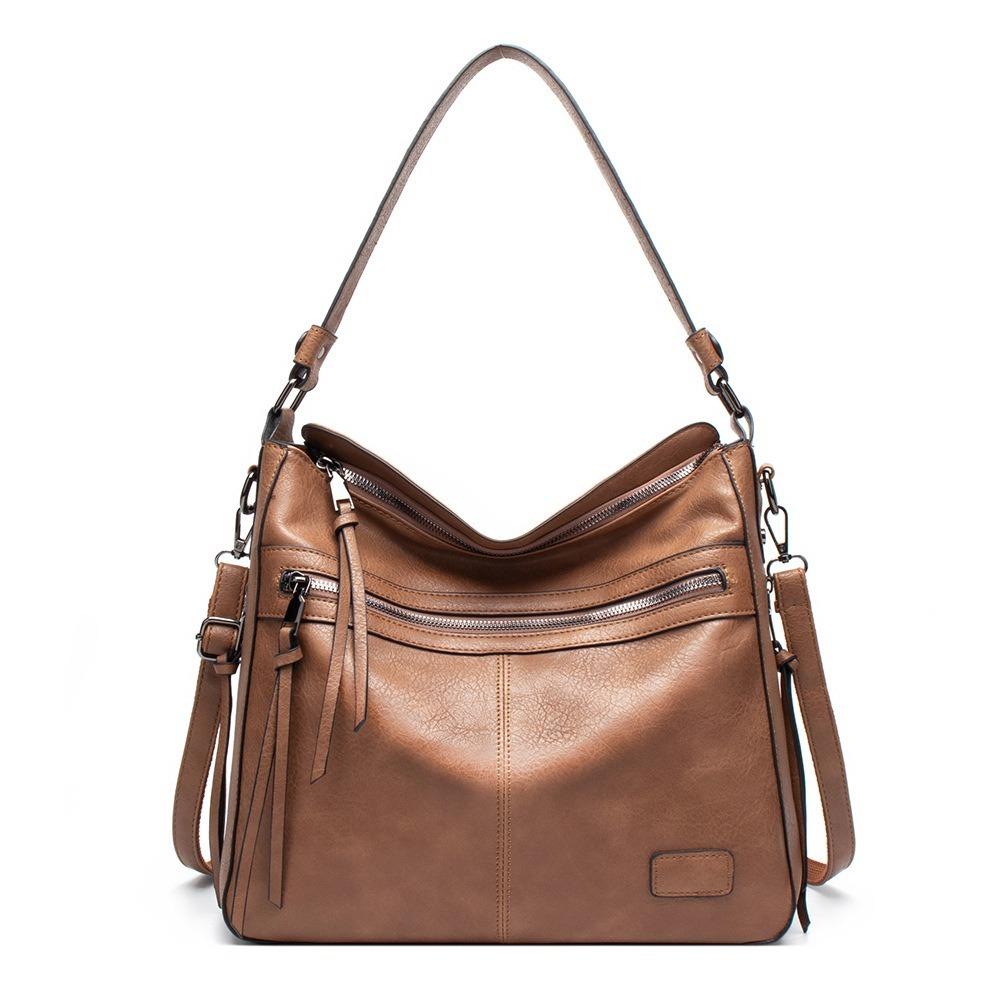 Fashion Soft PU Leather Shoulder Bag Large Capacity Solid Color Crossbody Bag Tote Bag Female хаки
Fashion Soft PU Leather Shoulder Bag Large Capacity Solid Color Crossbody Bag Tote Bag Female хаки
