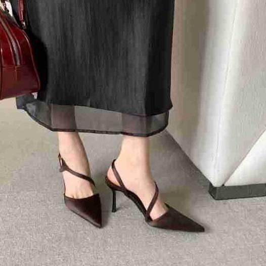 French Temperament Thin Heel Pointed Head Bag Head Sandals Women S Spring And Summer Elastic Band High Heels Empty Single Shoes Women 39
French Temperament Thin Heel Pointed Head Bag Head Sandals Women S Spring And Summer Elastic Band High Heels Empty Single Shoes Women 39