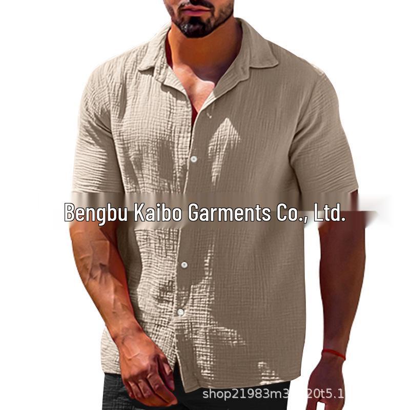 2023 Bestselling Men s Linen Short Sleeve Button-Up Shirt with Turn-Down Collar XXXL хакі
2023 Bestselling Men s Linen Short Sleeve Button-Up Shirt with Turn-Down Collar XXXL хакі
