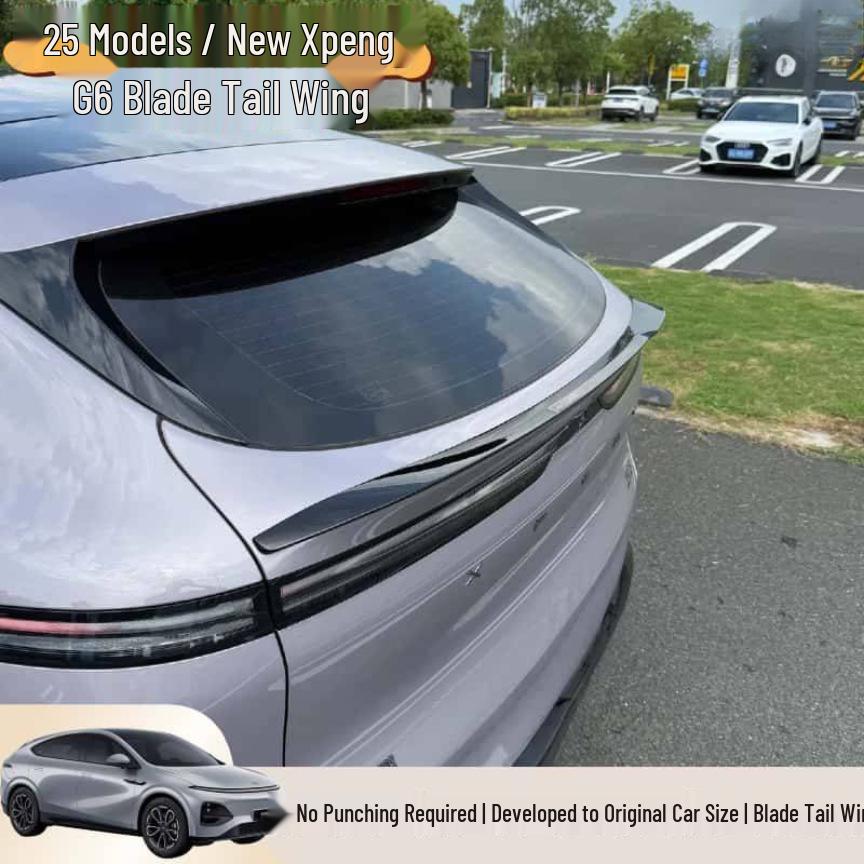 XPeng G6 Rear Spoiler Wing: Wind Deflector Diffuser, Sporty Look, No-Drill Install, Fits 25 Models
XPeng G6 Rear Spoiler Wing: Wind Deflector Diffuser, Sporty Look, No-Drill Install, Fits 25 Models