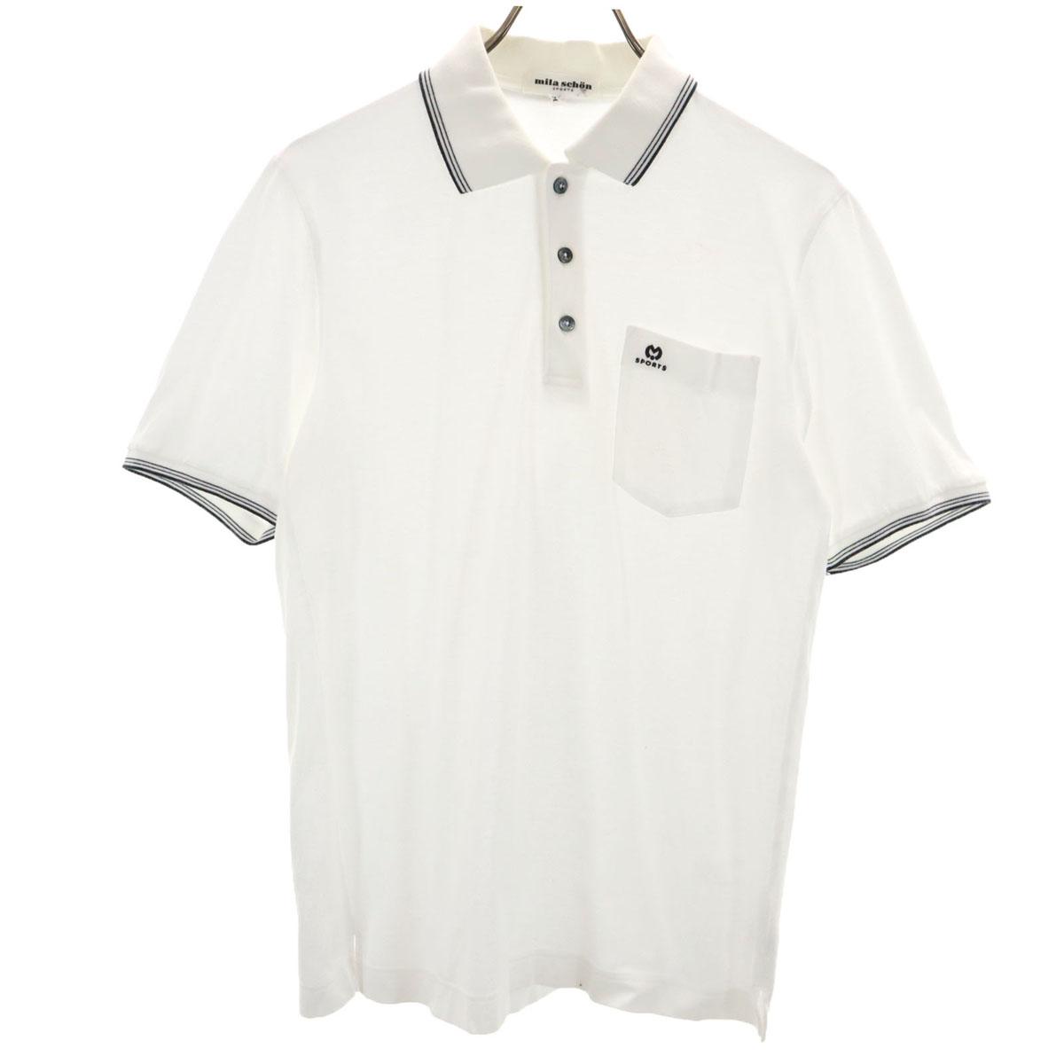 mila schon SPORTS made in Japan Short sleeve Polo shirt M white Men s Used
mila schon SPORTS made in Japan Short sleeve Polo shirt M white Men s Used