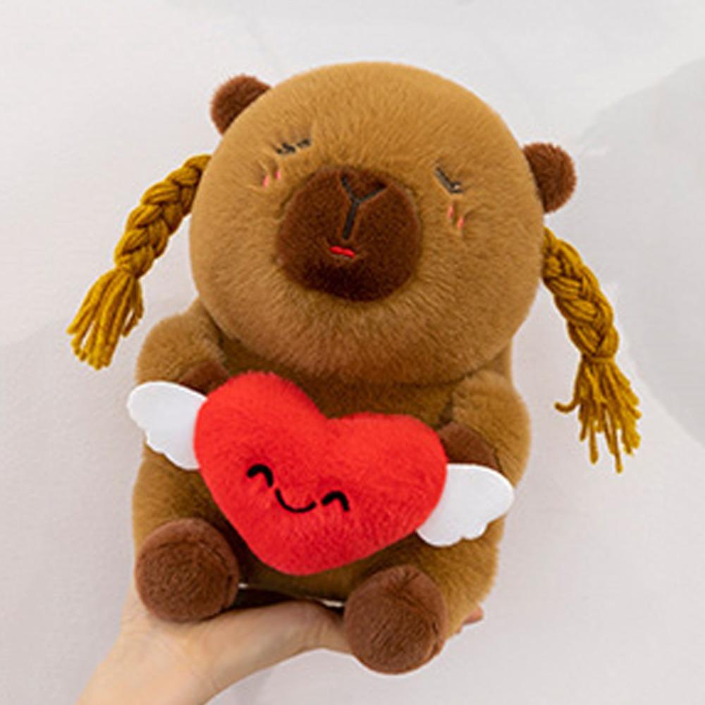Fluffy Capybara Plush Toy Love Heart Capybara Stuffed Doll Kawaii Capybara Cotton Doll Room Decor 25cm-capybara
Fluffy Capybara Plush Toy Love Heart Capybara Stuffed Doll Kawaii Capybara Cotton Doll Room Decor 25cm-capybara