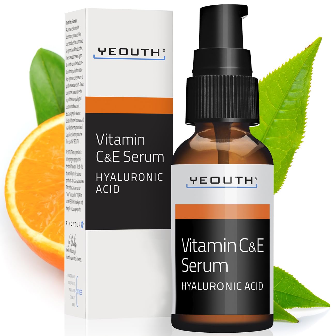 YEOUTH Vitamin C Serum 30ml facial vitamin C serum with vitamin E and hyaluronic Vitamin c serum for face can be combined with retinol Serum and
YEOUTH Vitamin C Serum 30ml facial vitamin C serum with vitamin E and hyaluronic Vitamin c serum for face can be combined with retinol Serum and