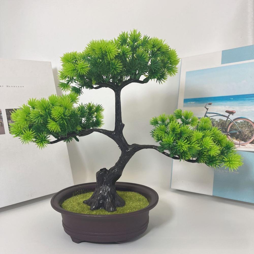 Green Artificial Bonsai Tree Greeting Pine Black Artificial Plant Greenery Simulated Artificial Faux Plants Indoor Decoration
Green Artificial Bonsai Tree Greeting Pine Black Artificial Plant Greenery Simulated Artificial Faux Plants Indoor Decoration