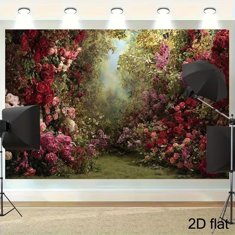 2D Flower Forest Photography Background, Retro Red Rose Floral Backdrop Cloth for Birthday Party Decoration 47.2x31.5inch/120*80cm
2D Flower Forest Photography Background, Retro Red Rose Floral Backdrop Cloth for Birthday Party Decoration 47.2x31.5inch/120*80cm