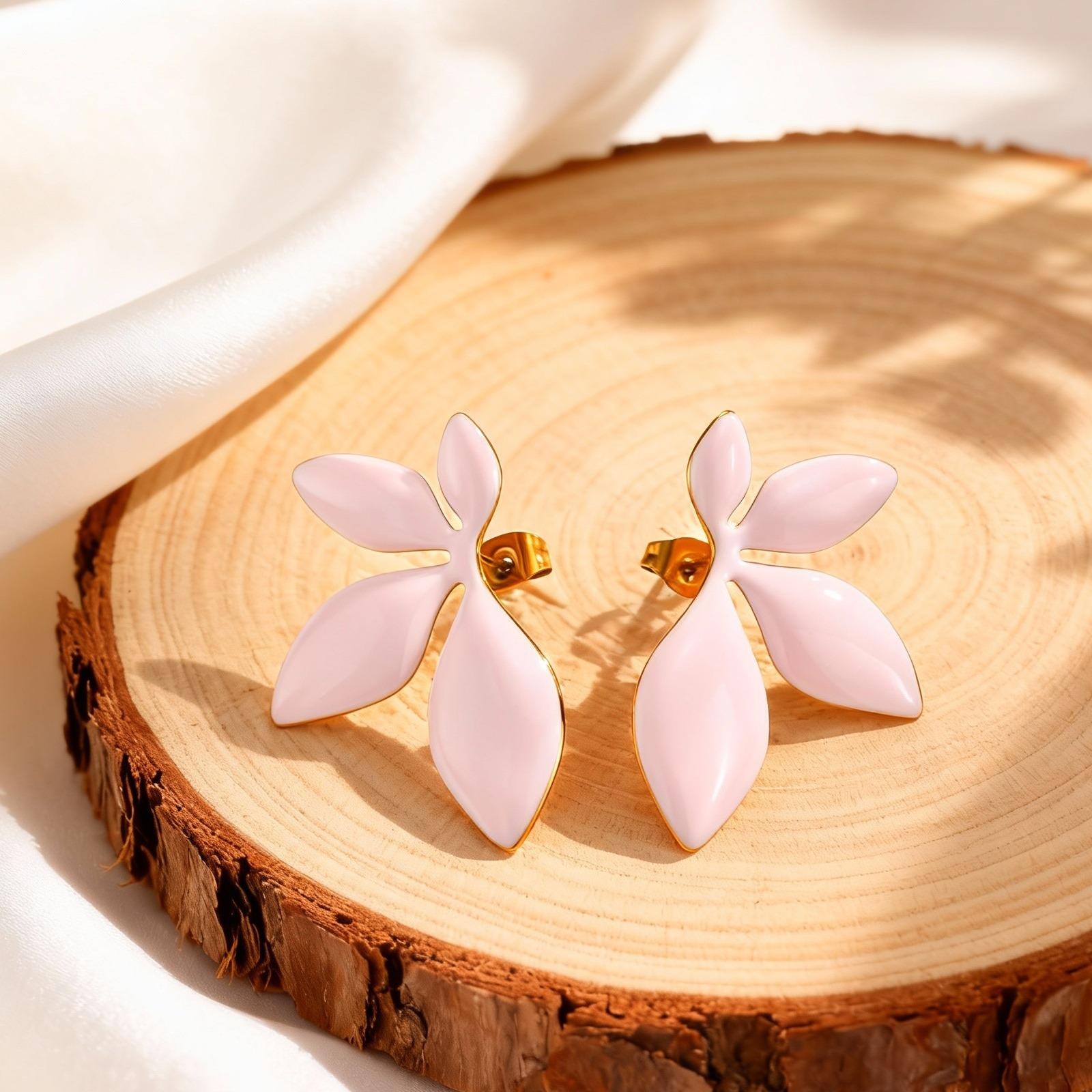 Exaggerated Leaf Drop Floral Earrings for Women, Stainless Steel High Quality Dainty Geometric Stud Earrings,Fashion Jewelry
Exaggerated Leaf Drop Floral Earrings for Women, Stainless Steel High Quality Dainty Geometric Stud Earrings,Fashion Jewelry