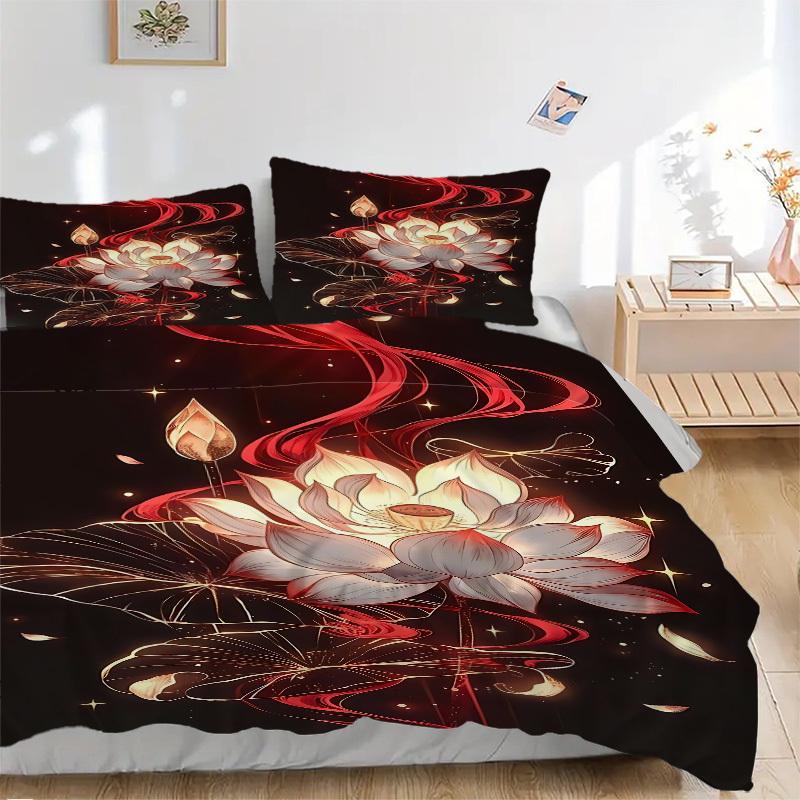 3pcs Lotus Flower Duvet Cover Set - Machine Washable, Includes 1 Cover and 2 Pillowcases, No Core Included yy251013102 135x200cm
3pcs Lotus Flower Duvet Cover Set - Machine Washable, Includes 1 Cover and 2 Pillowcases, No Core Included yy251013102 135x200cm