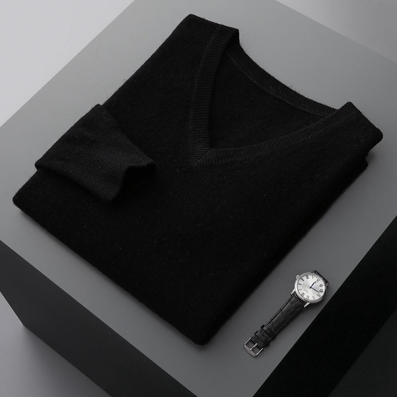 Men s V-Neck 100% Pure Wool Lightweight Sweater - Ideal for Spring & Autumn Business Casual Wear XXL чёрный
Men s V-Neck 100% Pure Wool Lightweight Sweater - Ideal for Spring & Autumn Business Casual Wear XXL чёрный