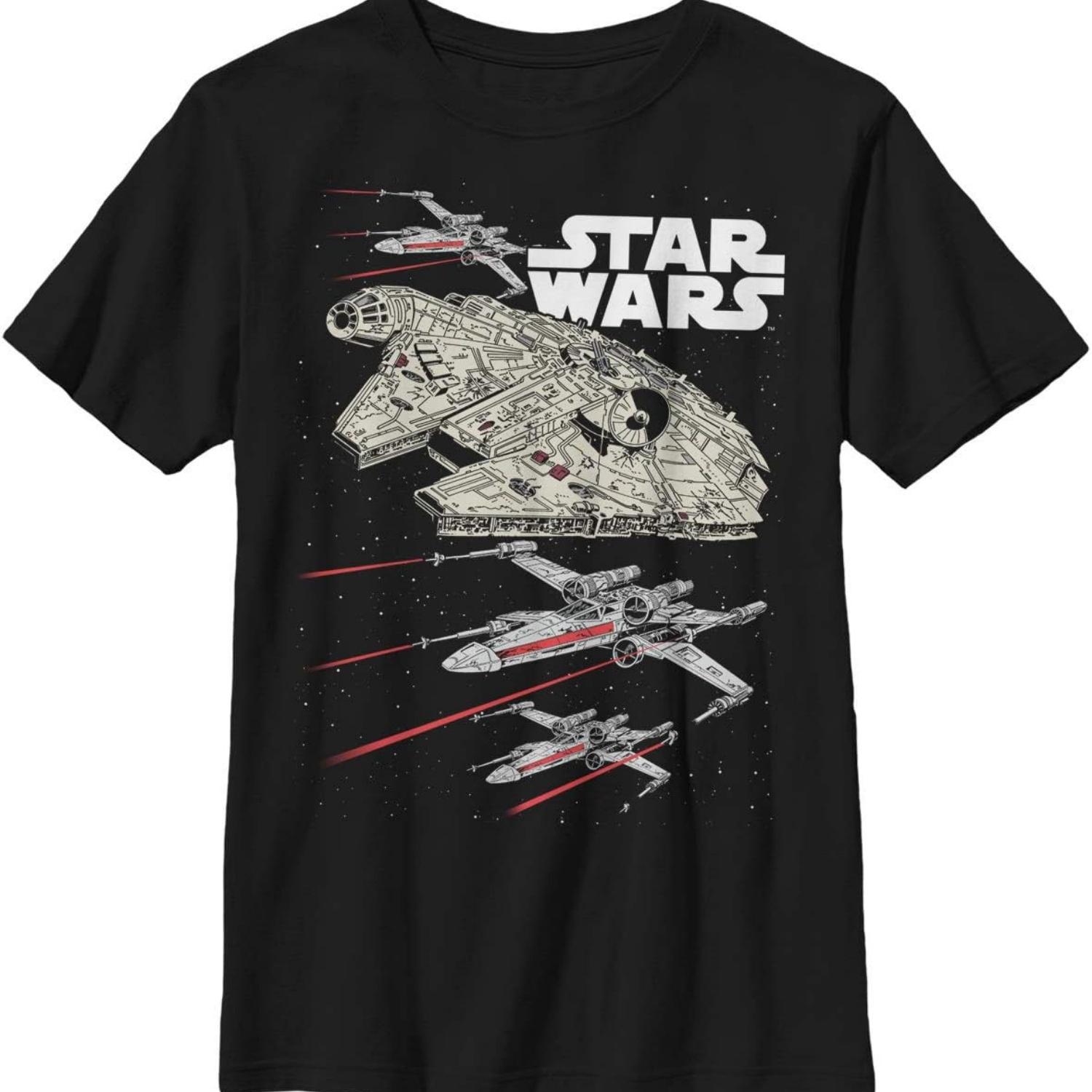 Boy s Star Wars Starship Battle T-Shirt S чорний
Boy s Star Wars Starship Battle T-Shirt S чорний