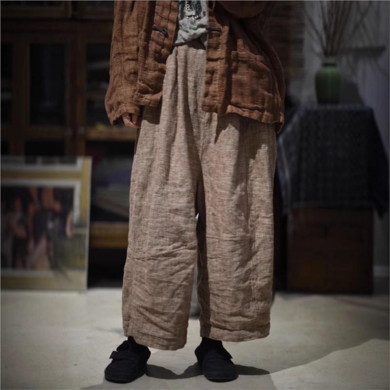 Johnature Women Loose Straight Pants Elastic Waist Spring Trousers Pockets Vintage Patchwork Long Pants One Size
Johnature Women Loose Straight Pants Elastic Waist Spring Trousers Pockets Vintage Patchwork Long Pants One Size