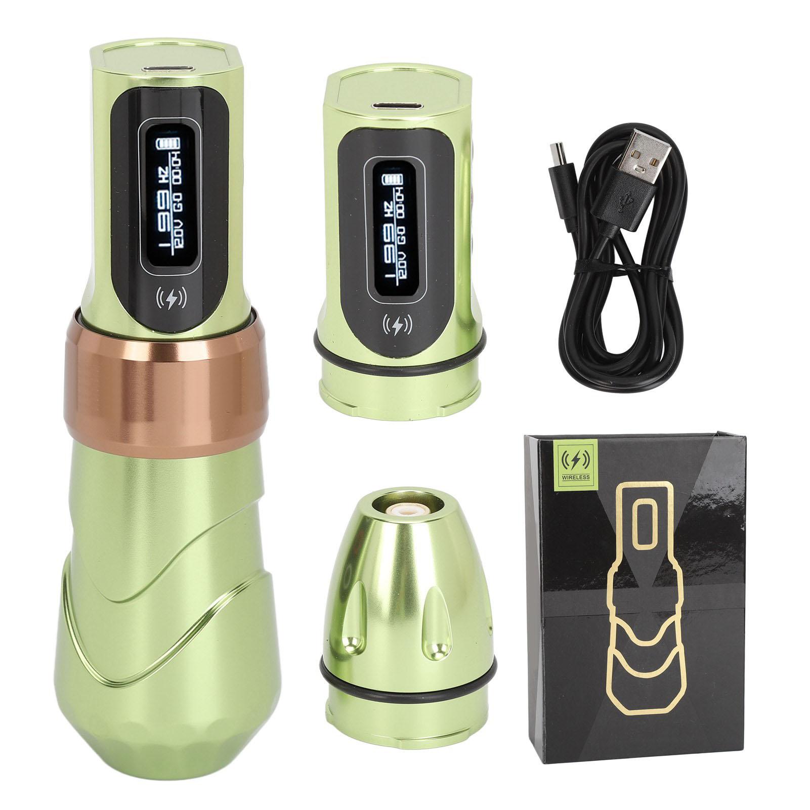 Беспроводная тату-машинка Pen с двумя аккумуляторами 2000 мАч Liner Shader Rotary Tattoo Cartridges Pen с серый
Беспроводная тату-машинка Pen с двумя аккумуляторами 2000 мАч Liner Shader Rotary Tattoo Cartridges Pen с серый