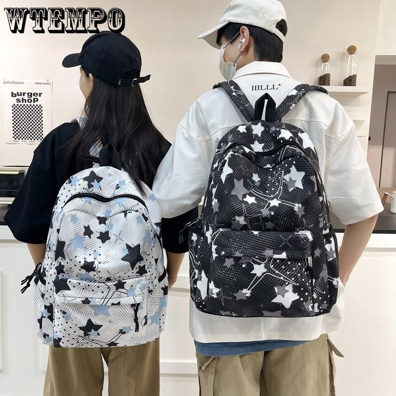 Large Capacity Backpack Cute Star Pattern Students Schoolbag Lightweight and Casual Travel Backpack чёрный
Large Capacity Backpack Cute Star Pattern Students Schoolbag Lightweight and Casual Travel Backpack чёрный