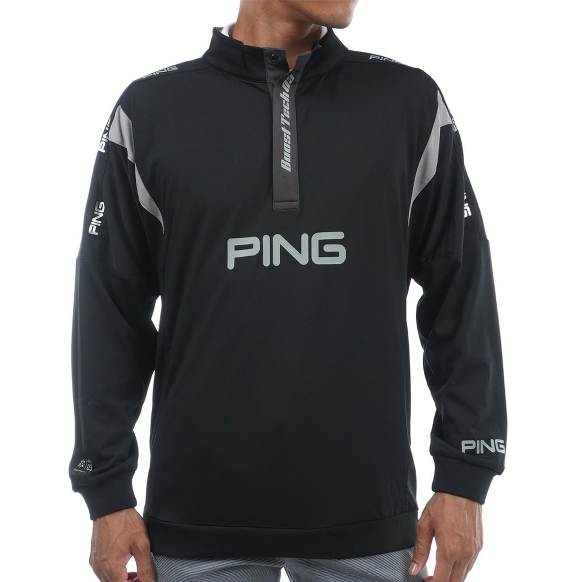 Ping Apparel Men s Long Sleeve High Neck Shirt (AddElm Series) (ADD.03 Technology) / Golf Undershirt / 621-3269807 010_Black, Size LL
Ping Apparel Men s Long Sleeve High Neck Shirt (AddElm Series) (ADD.03 Technology) / Golf Undershirt / 621-3269807 010_Black, Size LL