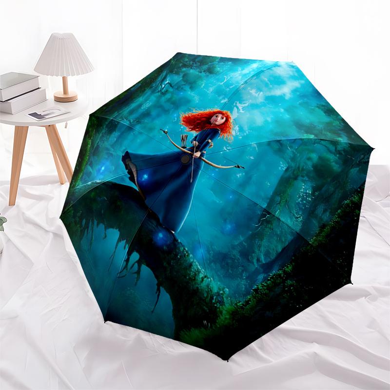 1pc Merida Brave Princess Automatic Opening/Closing Umbrella, Portable 3-Fold Design with 8-Bone Iron Frame, Outdoor Umbrella, Ideal Gift fo
1pc Merida Brave Princess Automatic Opening/Closing Umbrella, Portable 3-Fold Design with 8-Bone Iron Frame, Outdoor Umbrella, Ideal Gift fo