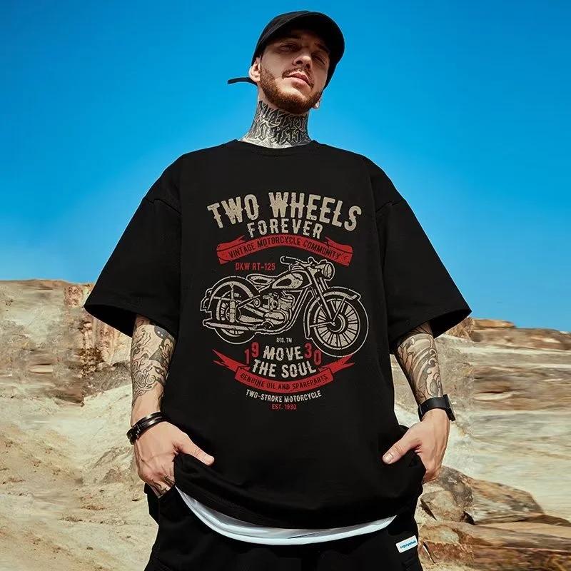 M-8XL Oversized Tshirts Men s American Retro Motorcycle Short Sleeve T-shirt Large White Round Neck Top Retro Clothing XXXXXL білий
M-8XL Oversized Tshirts Men s American Retro Motorcycle Short Sleeve T-shirt Large White Round Neck Top Retro Clothing XXXXXL білий
