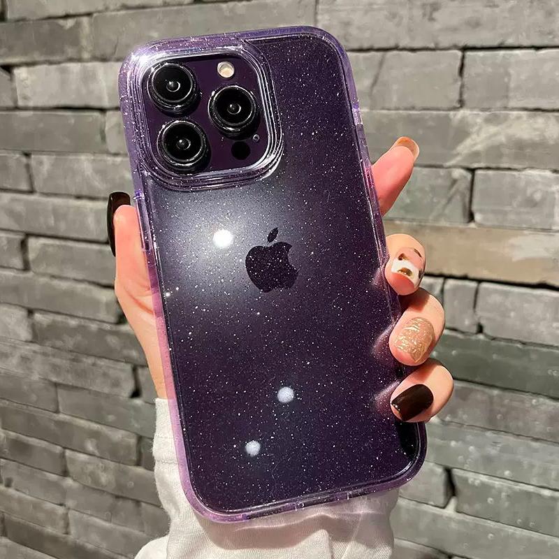 Luxury Bling Glitter Purple Clear Case For iPhone 16 Pro Max 15 14 Plus 13 12 11 X XR XS Transprent Acrylic Shockproof Cover For iPhone 16
Luxury Bling Glitter Purple Clear Case For iPhone 16 Pro Max 15 14 Plus 13 12 11 X XR XS Transprent Acrylic Shockproof Cover For iPhone 16