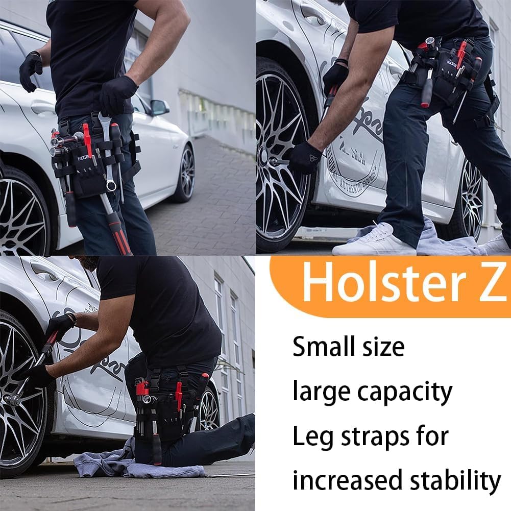 Elory Z 2.0, Holster Z 2.0 Tool Pouch, Multi-Tool Electrician Tools Pouch with Leg Tool Belt Clip, Holster Z Leg Oxford Work Bag 1 Pcs
Elory Z 2.0, Holster Z 2.0 Tool Pouch, Multi-Tool Electrician Tools Pouch with Leg Tool Belt Clip, Holster Z Leg Oxford Work Bag 1 Pcs