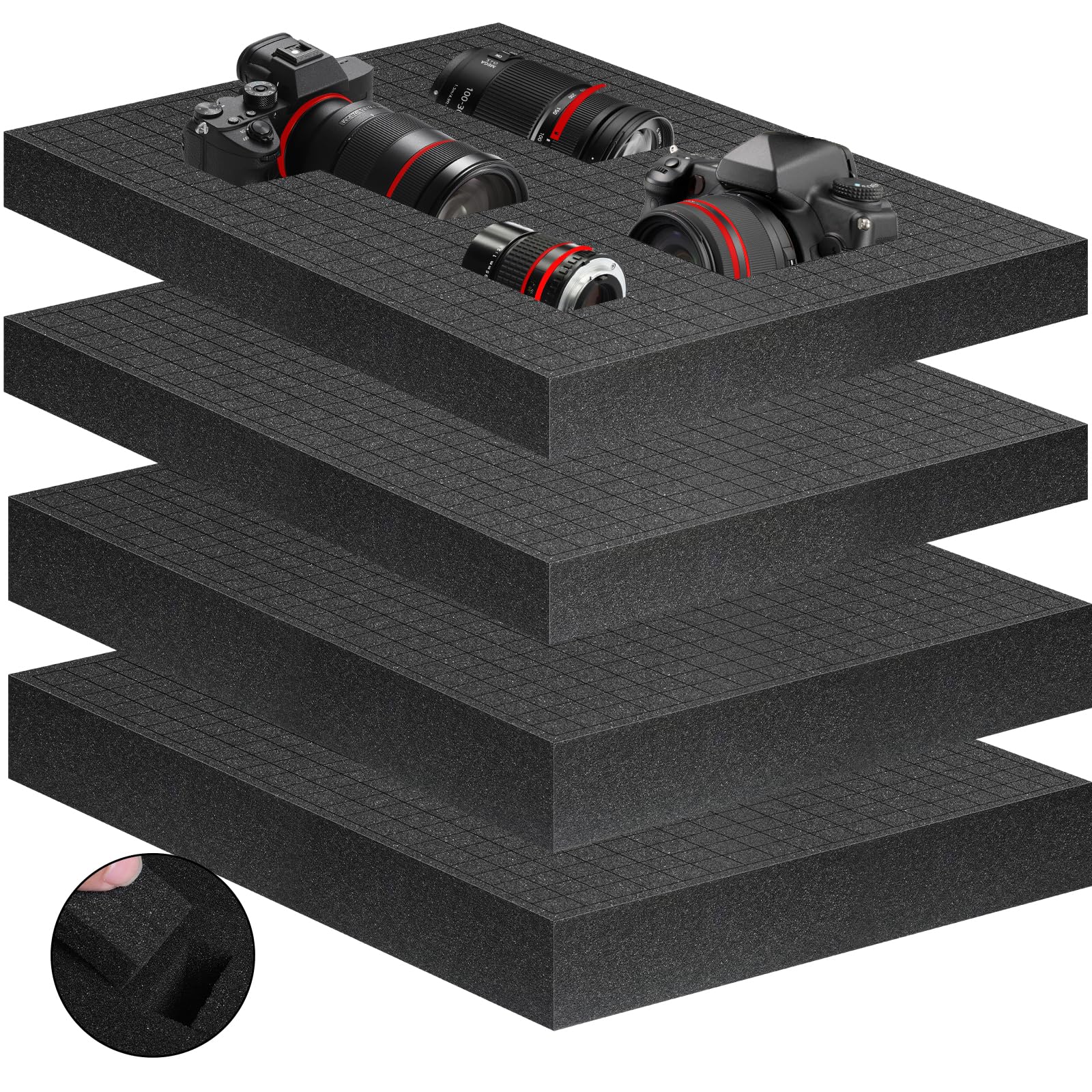 4 Pack Tool Box Foam,Tool Shadow Foam Inserts For Cases,Kaizen Organizer,Polyethylene Storage Sheets For Toolbox Hard Case 30x20x4cm 4pcs
4 Pack Tool Box Foam,Tool Shadow Foam Inserts For Cases,Kaizen Organizer,Polyethylene Storage Sheets For Toolbox Hard Case 30x20x4cm 4pcs