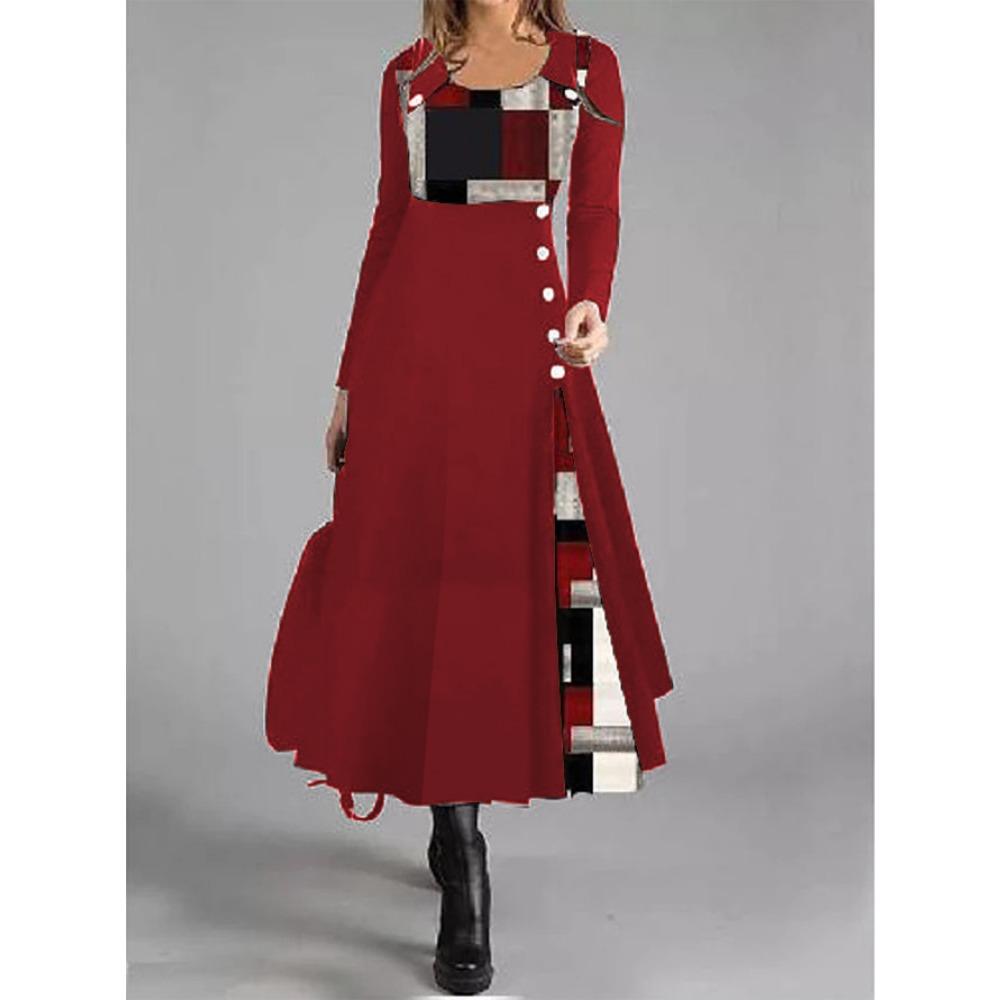 HNXC Женская Мода Осень Зима Платья с Длинным Рукавом и Круглым Вырезом Повседневные XL
HNXC Женская Мода Осень Зима Платья с Длинным Рукавом и Круглым Вырезом Повседневные XL