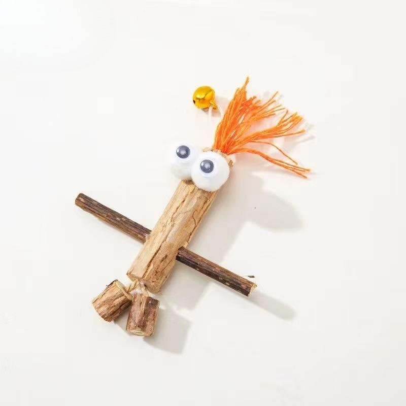 Creative Wooden Tianjiao Toy Cartoon Wooden Figure Teething Stick Cat Toy Cat Self-amusement Interactive Feather Toy Cotton thread
Creative Wooden Tianjiao Toy Cartoon Wooden Figure Teething Stick Cat Toy Cat Self-amusement Interactive Feather Toy Cotton thread