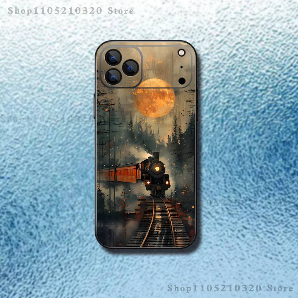 Classic Steam Train Railway Phone Case For iPhone 17,16,15,14,13,12,11,Pro,Max,Plus,E,SE4,Air,Mini Black Soft Funda iPhone15promax
Classic Steam Train Railway Phone Case For iPhone 17,16,15,14,13,12,11,Pro,Max,Plus,E,SE4,Air,Mini Black Soft Funda iPhone15promax