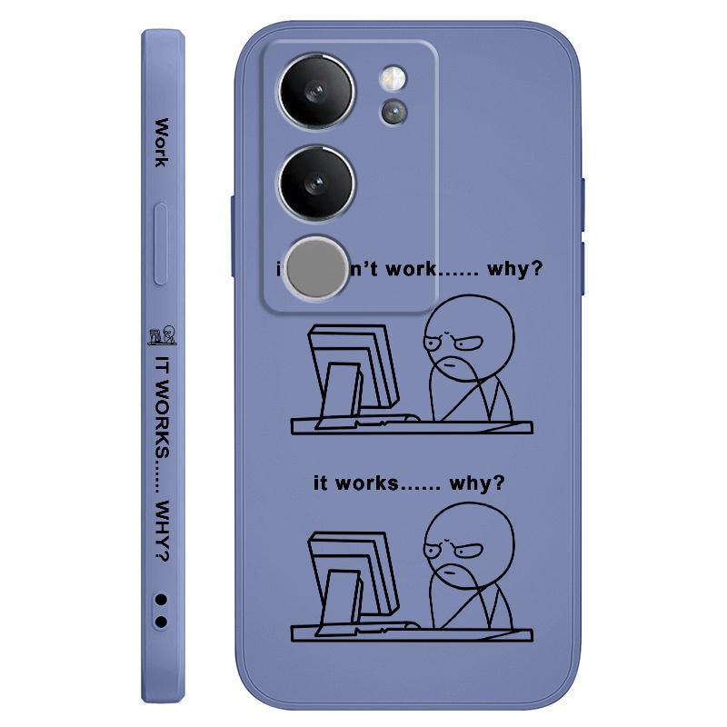 Work Stick Figure Phone Case For VIVO V50 V40 V30 V29 V29E V27 V27E V25 V25E V23 V23E V21 V20 Y20 Y12 Y21 Y22 Y50 Y35 Pro 4G 5G V50 світло-синій колір
Work Stick Figure Phone Case For VIVO V50 V40 V30 V29 V29E V27 V27E V25 V25E V23 V23E V21 V20 Y20 Y12 Y21 Y22 Y50 Y35 Pro 4G 5G V50 світло-синій колір