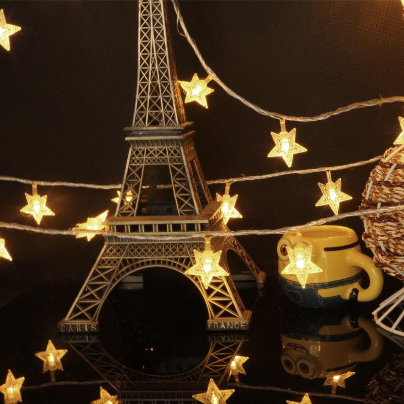 Yishuo 10m LED Star String Lights, 100 Five-Pointed Star LED, Waterproof, Male/Female Connectors, Festival Decoration Lighting. 110V Plug-in, 10m, 100 Multicolor Lights
Yishuo 10m LED Star String Lights, 100 Five-Pointed Star LED, Waterproof, Male/Female Connectors, Festival Decoration Lighting. 110V Plug-in, 10m, 100 Multicolor Lights