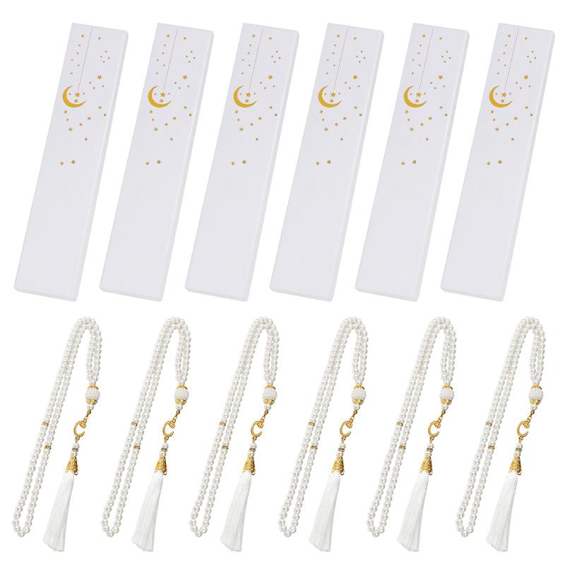 12pcs, 99 Glass Imitation Misbaha Tasbih Muslim Prayer Beads Bracelet with Gift Box Eid Mubarak Ramadan Islamic Party Decoration
12pcs, 99 Glass Imitation Misbaha Tasbih Muslim Prayer Beads Bracelet with Gift Box Eid Mubarak Ramadan Islamic Party Decoration