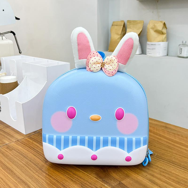 New cartoon eggshell bag girl foreign cute small schoolbag snack bag children backpack синій
New cartoon eggshell bag girl foreign cute small schoolbag snack bag children backpack синій
