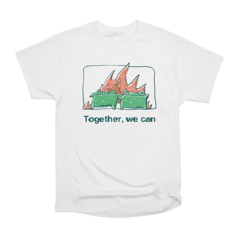 Men Casual Shirts Short Sleeves TOGETHER WE CAN FROG White Tees Oversized T-shirts XXXL білий
Men Casual Shirts Short Sleeves TOGETHER WE CAN FROG White Tees Oversized T-shirts XXXL білий