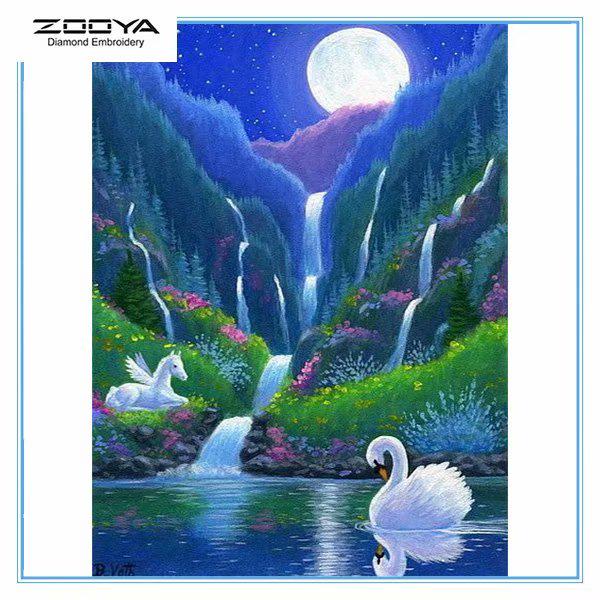 ZOOYA DIY 5D Полный дрель Алмазная картина Лебедь Пейзаж Вышивка Крестом Мозаика Домашний Декор Подарок
ZOOYA DIY 5D Полный дрель Алмазная картина Лебедь Пейзаж Вышивка Крестом Мозаика Домашний Декор Подарок