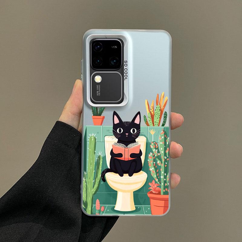 Для Samsung S21 S23 S24 FE S25 S24 S23 S22 Ultra Plus Лазерный Чехол для Телефона Черная Кошка Читает Сидит На Унитазе Ударопрочные Чехлы Samsung S23
Для Samsung S21 S23 S24 FE S25 S24 S23 S22 Ultra Plus Лазерный Чехол для Телефона Черная Кошка Читает Сидит На Унитазе Ударопрочные Чехлы Samsung S23