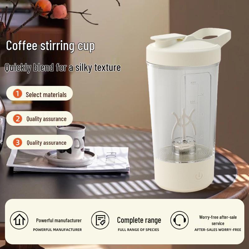 Rechargeable Automatic Coffee & Protein Shaker Cup for On-the-Go Use 400ML
Rechargeable Automatic Coffee & Protein Shaker Cup for On-the-Go Use 400ML