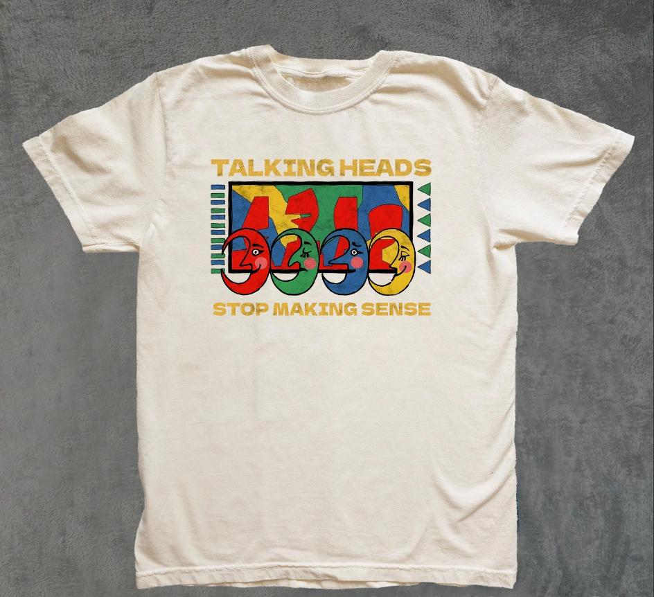 2026 Summer Womens Vintage Talking Heads TShirt Unisex Cotton and Breathable Short Sleeve Oversized Loose Casual S
2026 Summer Womens Vintage Talking Heads TShirt Unisex Cotton and Breathable Short Sleeve Oversized Loose Casual S